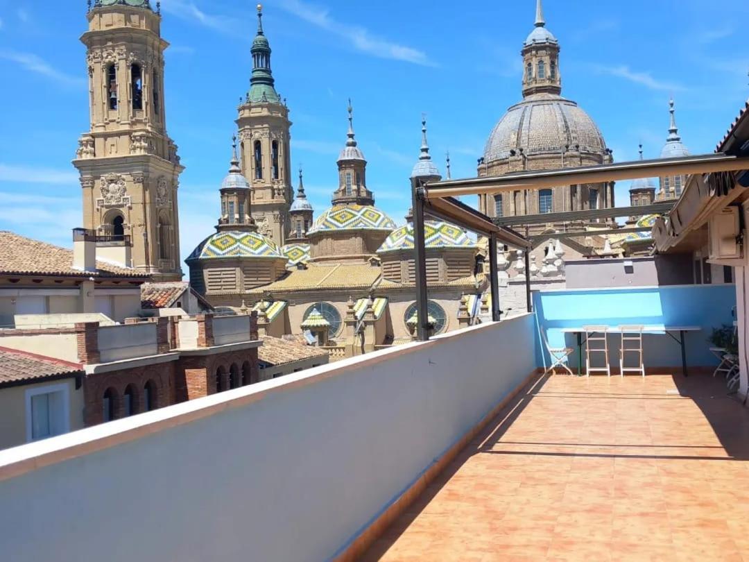 サラゴサLa Terraza Del Pilarアパートメント エクステリア 写真